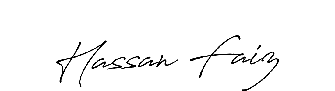 Also we have Hassan Faiz name is the best signature style. Create professional handwritten signature collection using Antro_Vectra_Bolder autograph style. Hassan Faiz signature style 7 images and pictures png