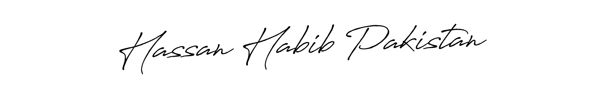 How to make Hassan Habib Pakistan signature? Antro_Vectra_Bolder is a professional autograph style. Create handwritten signature for Hassan Habib Pakistan name. Hassan Habib Pakistan signature style 7 images and pictures png
