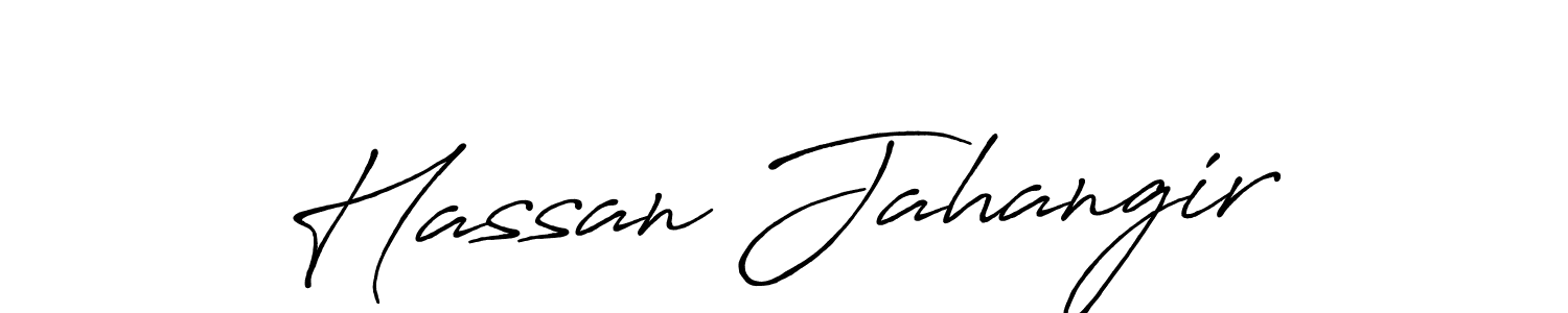 The best way (Antro_Vectra_Bolder) to make a short signature is to pick only two or three words in your name. The name Hassan Jahangir include a total of six letters. For converting this name. Hassan Jahangir signature style 7 images and pictures png