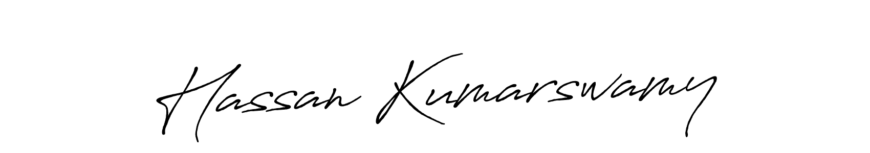 Hassan Kumarswamy stylish signature style. Best Handwritten Sign (Antro_Vectra_Bolder) for my name. Handwritten Signature Collection Ideas for my name Hassan Kumarswamy. Hassan Kumarswamy signature style 7 images and pictures png