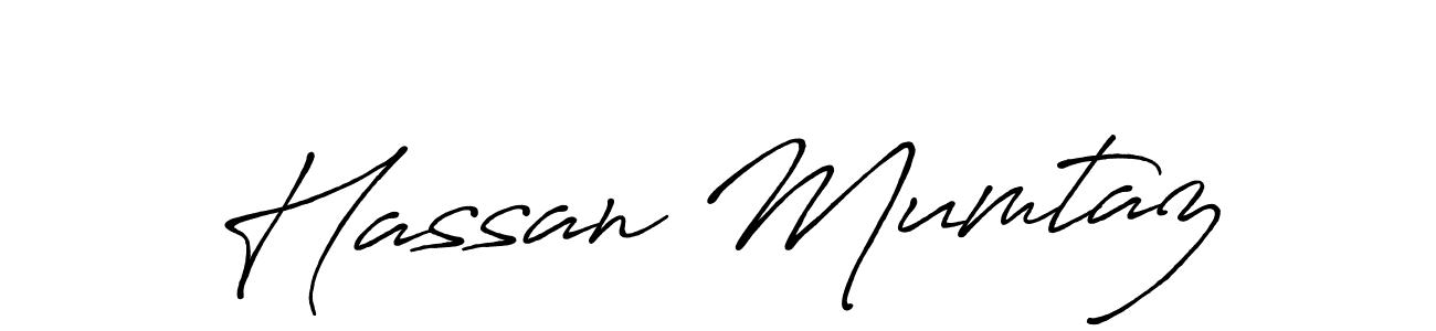 Hassan Mumtaz stylish signature style. Best Handwritten Sign (Antro_Vectra_Bolder) for my name. Handwritten Signature Collection Ideas for my name Hassan Mumtaz. Hassan Mumtaz signature style 7 images and pictures png