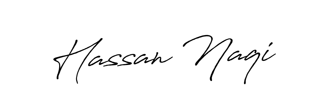 Similarly Antro_Vectra_Bolder is the best handwritten signature design. Signature creator online .You can use it as an online autograph creator for name Hassan Naqi. Hassan Naqi signature style 7 images and pictures png