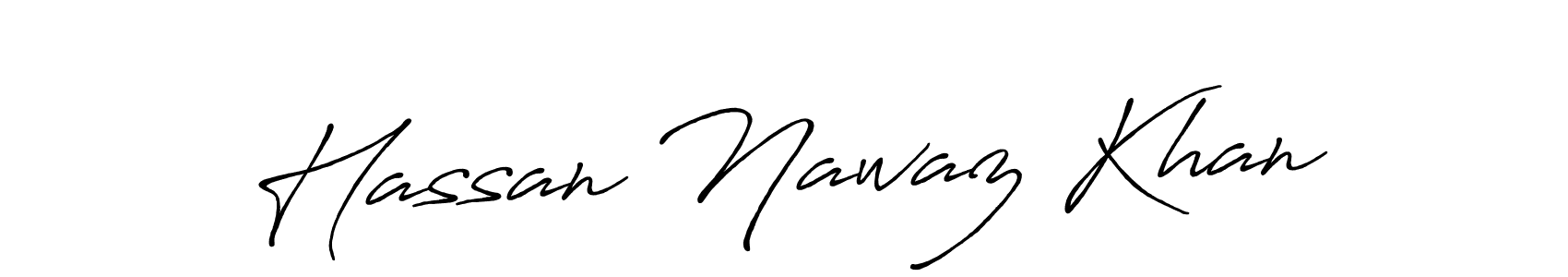 Hassan Nawaz Khan stylish signature style. Best Handwritten Sign (Antro_Vectra_Bolder) for my name. Handwritten Signature Collection Ideas for my name Hassan Nawaz Khan. Hassan Nawaz Khan signature style 7 images and pictures png