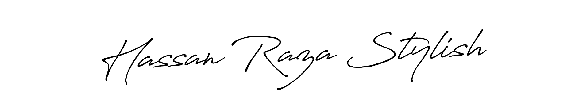 The best way (Antro_Vectra_Bolder) to make a short signature is to pick only two or three words in your name. The name Hassan Raza Stylish include a total of six letters. For converting this name. Hassan Raza Stylish signature style 7 images and pictures png