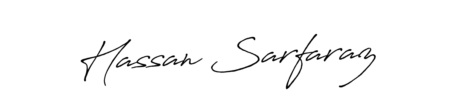Design your own signature with our free online signature maker. With this signature software, you can create a handwritten (Antro_Vectra_Bolder) signature for name Hassan Sarfaraz. Hassan Sarfaraz signature style 7 images and pictures png