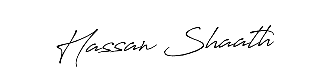 Use a signature maker to create a handwritten signature online. With this signature software, you can design (Antro_Vectra_Bolder) your own signature for name Hassan Shaath. Hassan Shaath signature style 7 images and pictures png