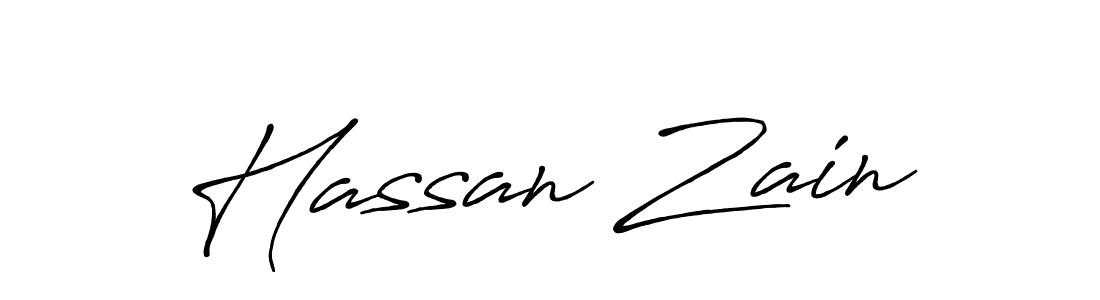 How to make Hassan Zain signature? Antro_Vectra_Bolder is a professional autograph style. Create handwritten signature for Hassan Zain name. Hassan Zain signature style 7 images and pictures png