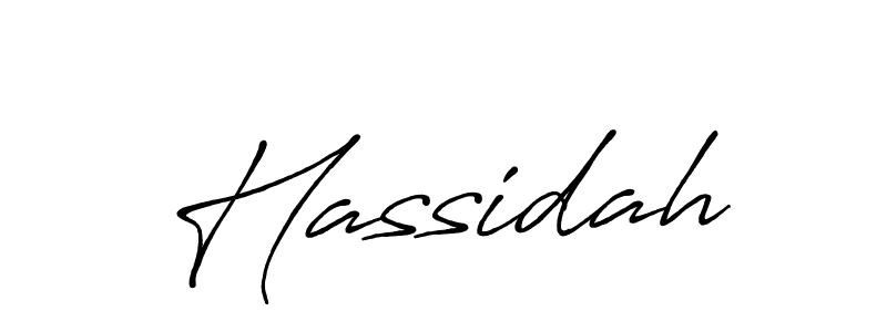 You should practise on your own different ways (Antro_Vectra_Bolder) to write your name (Hassidah) in signature. don't let someone else do it for you. Hassidah signature style 7 images and pictures png