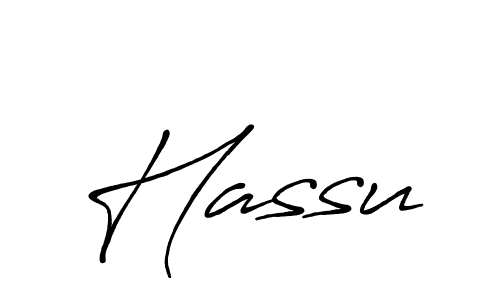 Also we have Hassu name is the best signature style. Create professional handwritten signature collection using Antro_Vectra_Bolder autograph style. Hassu signature style 7 images and pictures png