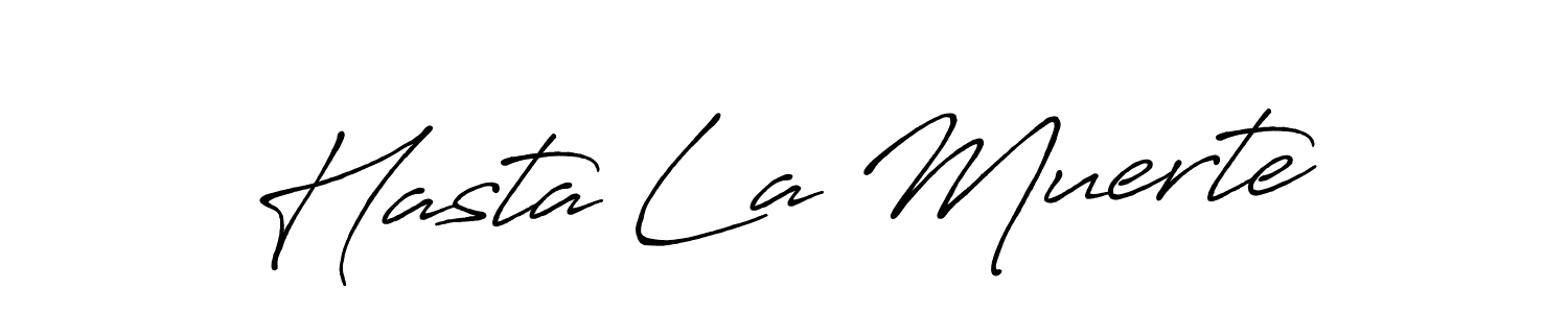 Here are the top 10 professional signature styles for the name Hasta La Muerte. These are the best autograph styles you can use for your name. Hasta La Muerte signature style 7 images and pictures png