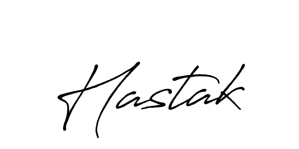 How to make Hastak name signature. Use Antro_Vectra_Bolder style for creating short signs online. This is the latest handwritten sign. Hastak signature style 7 images and pictures png