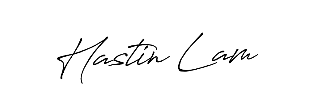 Antro_Vectra_Bolder is a professional signature style that is perfect for those who want to add a touch of class to their signature. It is also a great choice for those who want to make their signature more unique. Get Hastin Lam name to fancy signature for free. Hastin Lam signature style 7 images and pictures png