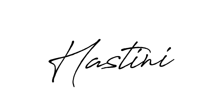 How to make Hastini name signature. Use Antro_Vectra_Bolder style for creating short signs online. This is the latest handwritten sign. Hastini signature style 7 images and pictures png