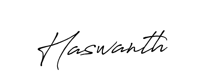 How to make Haswanth name signature. Use Antro_Vectra_Bolder style for creating short signs online. This is the latest handwritten sign. Haswanth signature style 7 images and pictures png