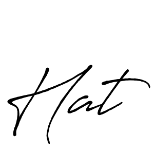 Also You can easily find your signature by using the search form. We will create Hat name handwritten signature images for you free of cost using Antro_Vectra_Bolder sign style. Hat signature style 7 images and pictures png