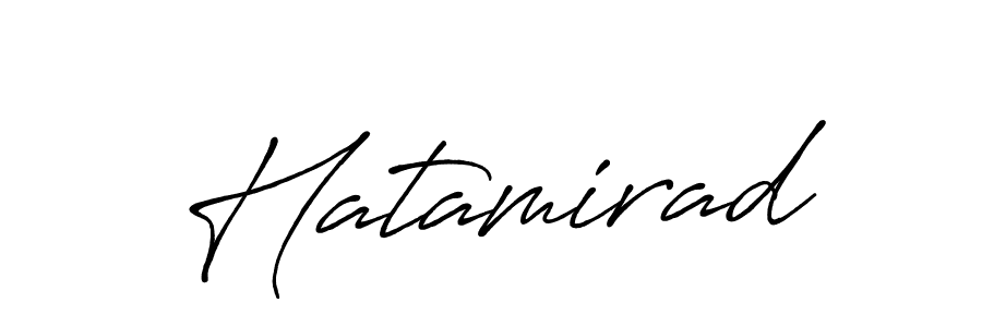 It looks lik you need a new signature style for name Hatamirad. Design unique handwritten (Antro_Vectra_Bolder) signature with our free signature maker in just a few clicks. Hatamirad signature style 7 images and pictures png