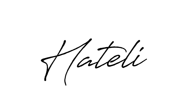 Similarly Antro_Vectra_Bolder is the best handwritten signature design. Signature creator online .You can use it as an online autograph creator for name Hateli. Hateli signature style 7 images and pictures png