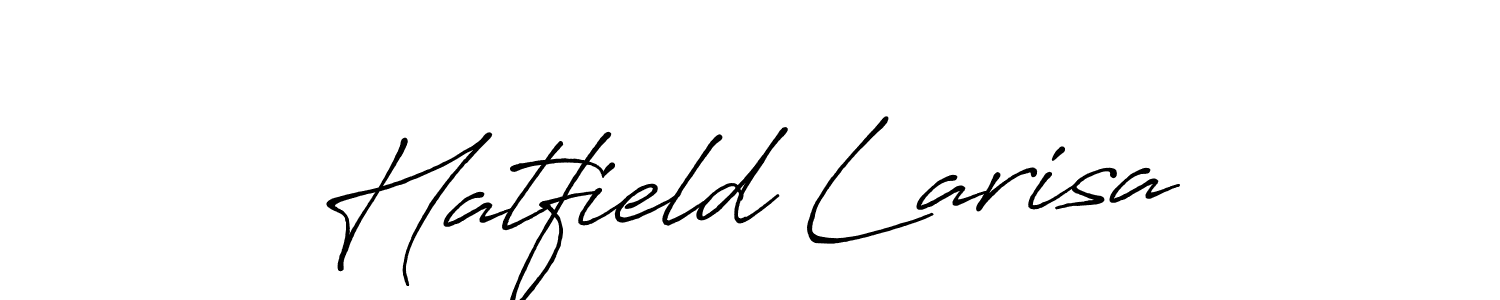 Use a signature maker to create a handwritten signature online. With this signature software, you can design (Antro_Vectra_Bolder) your own signature for name Hatfield Larisa. Hatfield Larisa signature style 7 images and pictures png