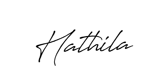 How to make Hathila name signature. Use Antro_Vectra_Bolder style for creating short signs online. This is the latest handwritten sign. Hathila signature style 7 images and pictures png