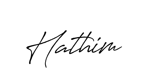 How to make Hathim name signature. Use Antro_Vectra_Bolder style for creating short signs online. This is the latest handwritten sign. Hathim signature style 7 images and pictures png