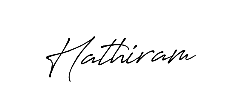 Hathiram stylish signature style. Best Handwritten Sign (Antro_Vectra_Bolder) for my name. Handwritten Signature Collection Ideas for my name Hathiram. Hathiram signature style 7 images and pictures png