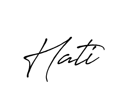 Also we have Hati name is the best signature style. Create professional handwritten signature collection using Antro_Vectra_Bolder autograph style. Hati signature style 7 images and pictures png