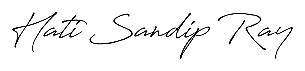 Personalize your online presence with Hati Sandip Ray signature rendered in elegant Antro_Vectra_Bolder font. Great for website footers and blogs. Hati Sandip Ray signature style 7 images and pictures png
