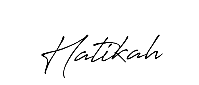 Also we have Hatikah name is the best signature style. Create professional handwritten signature collection using Antro_Vectra_Bolder autograph style. Hatikah signature style 7 images and pictures png