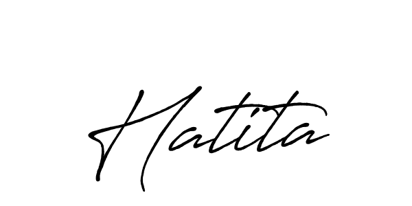 You should practise on your own different ways (Antro_Vectra_Bolder) to write your name (Hatita) in signature. don't let someone else do it for you. Hatita signature style 7 images and pictures png