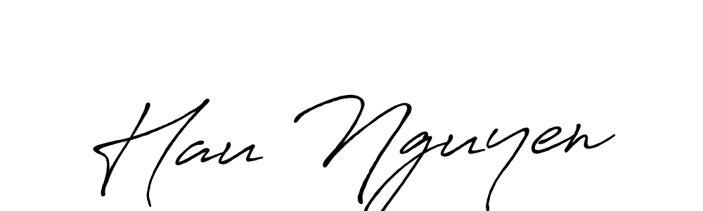 You should practise on your own different ways (Antro_Vectra_Bolder) to write your name (Hau Nguyen) in signature. don't let someone else do it for you. Hau Nguyen signature style 7 images and pictures png