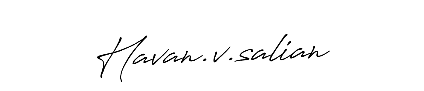 How to make Havan.v.salian signature? Antro_Vectra_Bolder is a professional autograph style. Create handwritten signature for Havan.v.salian name. Havan.v.salian signature style 7 images and pictures png