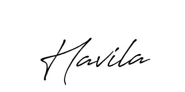 How to make Havila name signature. Use Antro_Vectra_Bolder style for creating short signs online. This is the latest handwritten sign. Havila signature style 7 images and pictures png