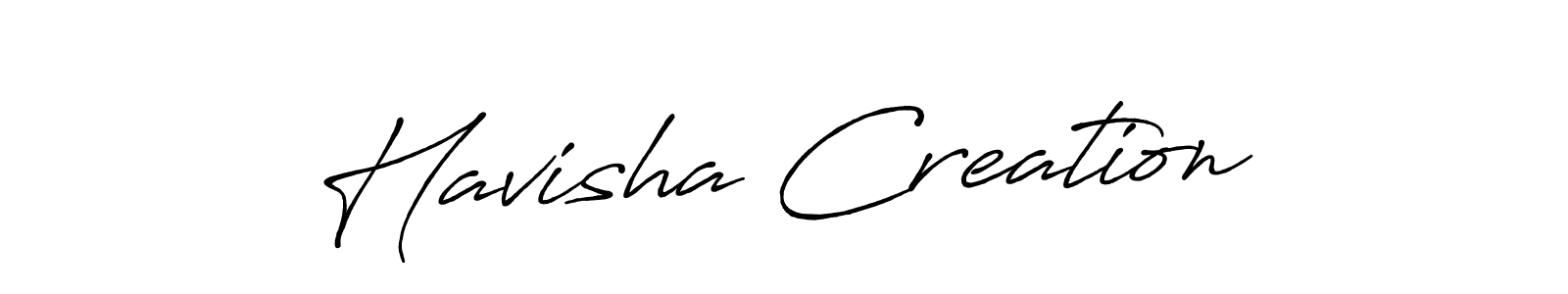 Make a beautiful signature design for name Havisha Creation. Use this online signature maker to create a handwritten signature for free. Havisha Creation signature style 7 images and pictures png