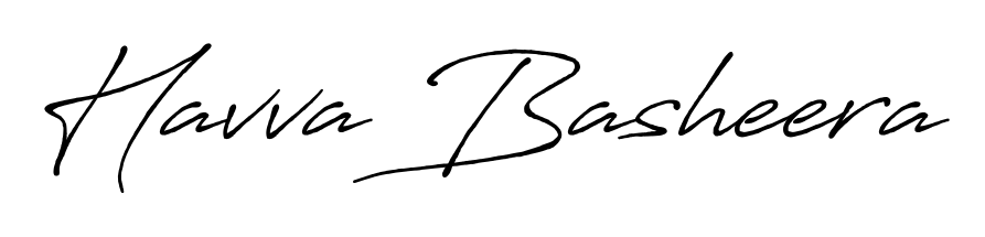 A dynamic signature style for Havva Basheera using Antro_Vectra_Bolder script. Designed to look authentic, handwritten, and professional. Havva Basheera signature style 7 images and pictures png