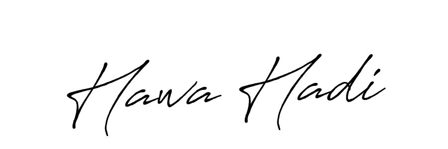 Create a beautiful signature design for name Hawa Hadi. With this signature (Antro_Vectra_Bolder) fonts, you can make a handwritten signature for free. Hawa Hadi signature style 7 images and pictures png