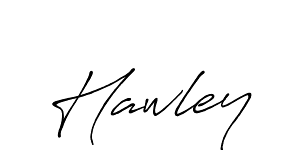 Design your own signature with our free online signature maker. With this signature software, you can create a handwritten (Antro_Vectra_Bolder) signature for name Hawley. Hawley signature style 7 images and pictures png