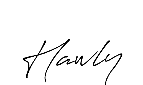 Once you've used our free online signature maker to create your best signature Antro_Vectra_Bolder style, it's time to enjoy all of the benefits that Hawly name signing documents. Hawly signature style 7 images and pictures png