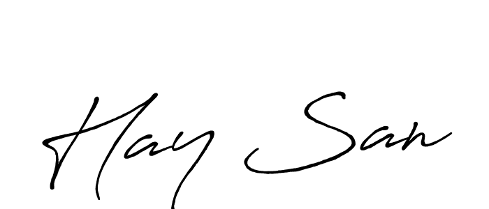 Make a beautiful signature design for name Hay San. Use this online signature maker to create a handwritten signature for free. Hay San signature style 7 images and pictures png