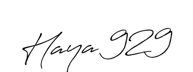 Haya 929 stylish signature style. Best Handwritten Sign (Antro_Vectra_Bolder) for my name. Handwritten Signature Collection Ideas for my name Haya 929. Haya 929 signature style 7 images and pictures png