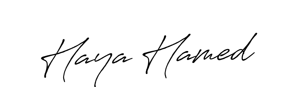 Best and Professional Signature Style for Haya Hamed. Antro_Vectra_Bolder Best Signature Style Collection. Haya Hamed signature style 7 images and pictures png