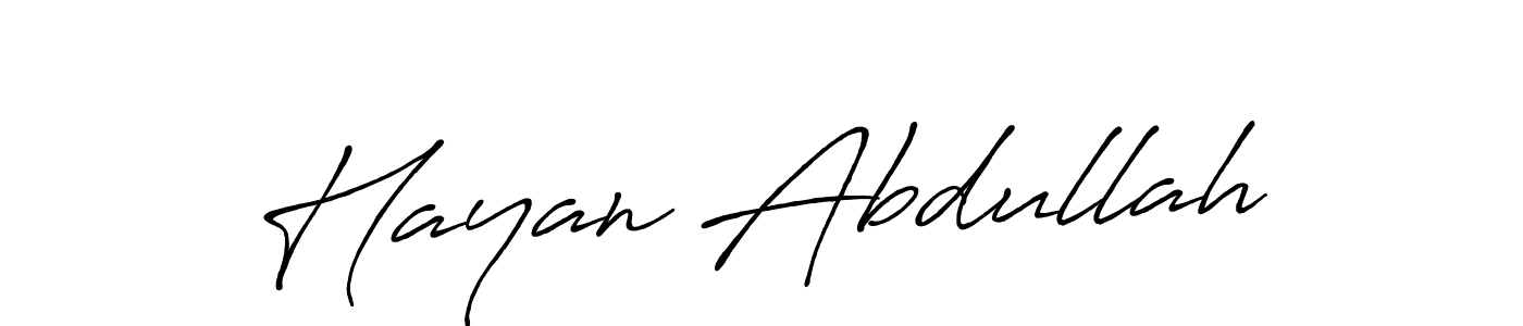 Similarly Antro_Vectra_Bolder is the best handwritten signature design. Signature creator online .You can use it as an online autograph creator for name Hayan Abdullah. Hayan Abdullah signature style 7 images and pictures png