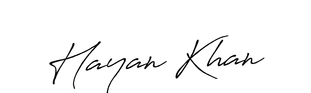 Make a beautiful signature design for name Hayan Khan. Use this online signature maker to create a handwritten signature for free. Hayan Khan signature style 7 images and pictures png