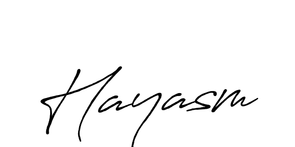 Antro_Vectra_Bolder is a professional signature style that is perfect for those who want to add a touch of class to their signature. It is also a great choice for those who want to make their signature more unique. Get Hayasm name to fancy signature for free. Hayasm signature style 7 images and pictures png