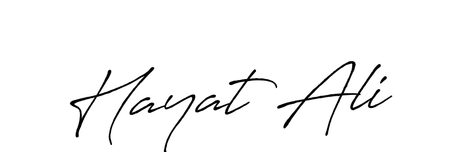 Make a beautiful signature design for name Hayat Ali. Use this online signature maker to create a handwritten signature for free. Hayat Ali signature style 7 images and pictures png