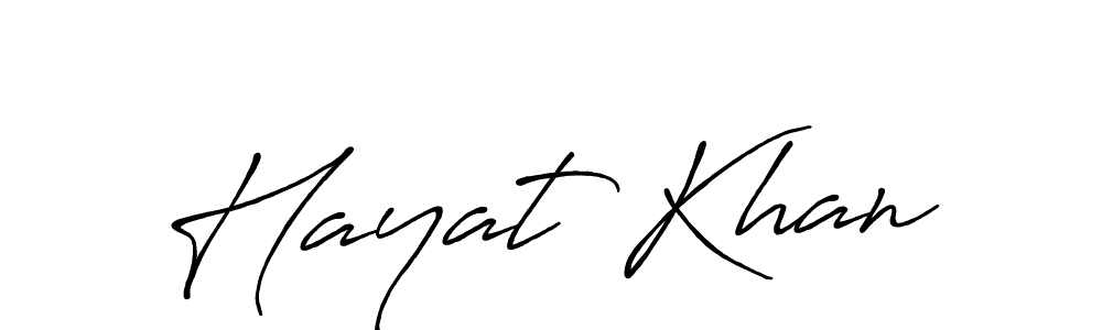 if you are searching for the best signature style for your name Hayat Khan. so please give up your signature search. here we have designed multiple signature styles  using Antro_Vectra_Bolder. Hayat Khan signature style 7 images and pictures png