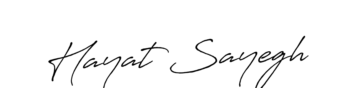 Best and Professional Signature Style for Hayat Sayegh. Antro_Vectra_Bolder Best Signature Style Collection. Hayat Sayegh signature style 7 images and pictures png