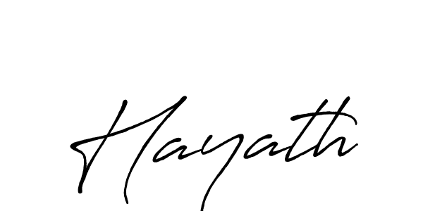 Create a beautiful signature design for name Hayath. With this signature (Antro_Vectra_Bolder) fonts, you can make a handwritten signature for free. Hayath signature style 7 images and pictures png