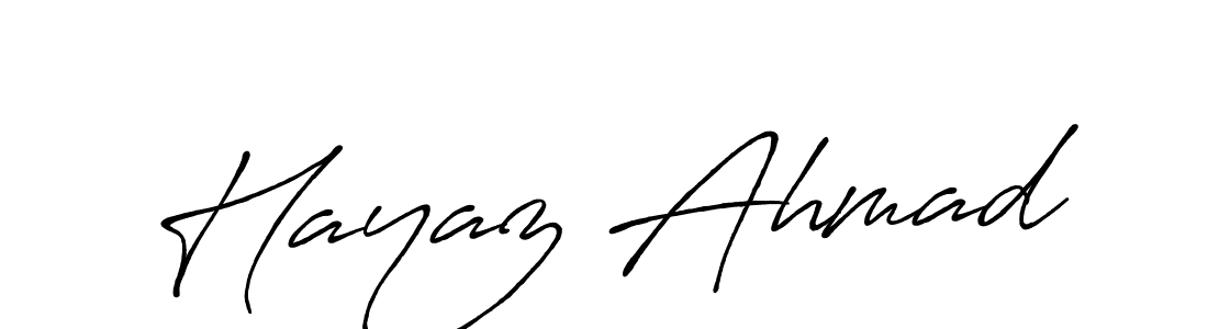 How to make Hayaz Ahmad signature? Antro_Vectra_Bolder is a professional autograph style. Create handwritten signature for Hayaz Ahmad name. Hayaz Ahmad signature style 7 images and pictures png