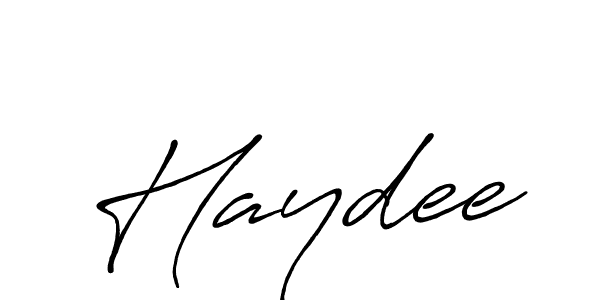 Also we have Haydee name is the best signature style. Create professional handwritten signature collection using Antro_Vectra_Bolder autograph style. Haydee signature style 7 images and pictures png