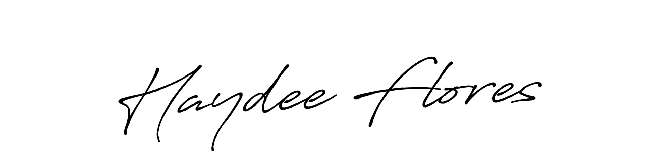 How to make Haydee Flores signature? Antro_Vectra_Bolder is a professional autograph style. Create handwritten signature for Haydee Flores name. Haydee Flores signature style 7 images and pictures png